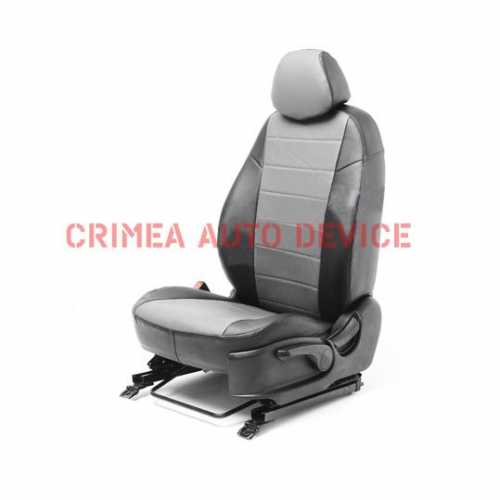 Модельные чехлы эко кожа CHEVROLET LACETTI (2004-) черные серые